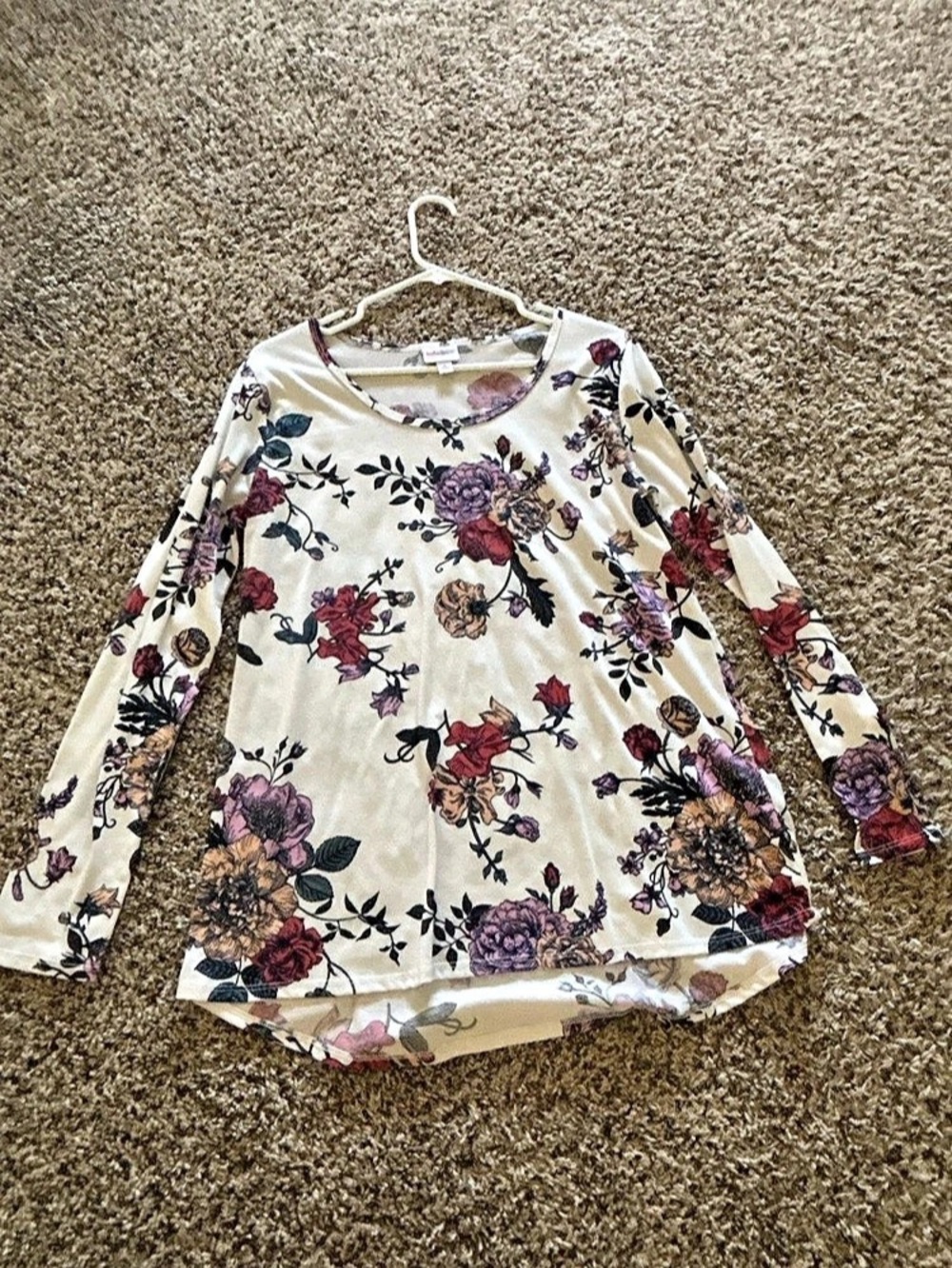 LuLaRoe Long Sleeve Floral Shirt